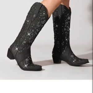 Black Western Boots